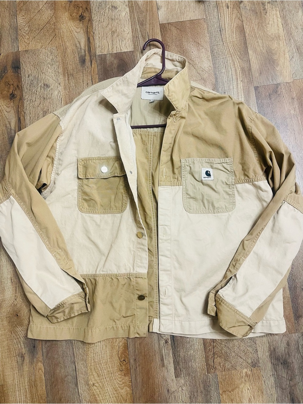 Carhartt Two-Tone Tan and Beige Field Jacket